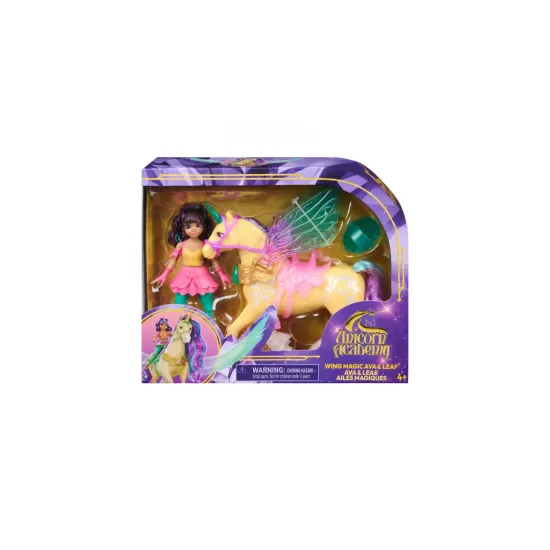 Spin Master Unicorn Academy Zauberflügel Leaf & Ava 11cm
