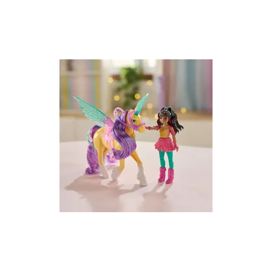 Spin Master Unicorn Academy Zauberflügel Leaf & Ava 11cm