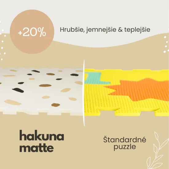 Verspielte und bequeme Puzzlematte zum Spielen und Klettern.