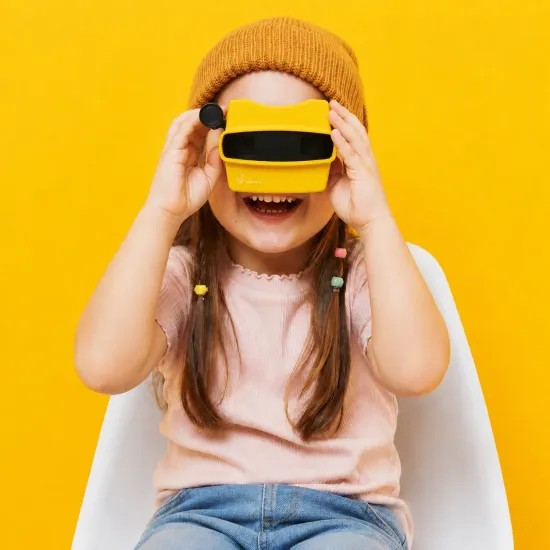 Retro 3D Bildbetrachter Yellow