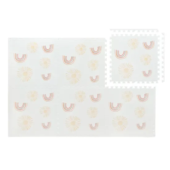 Schaumstoff-Puzzlematte 180×60 cm Regenbogen und Sonne Schaumstoff-Puzzlematte 180×60 cm Regenbogen und Sonne – MeowBaby MPZPUTS