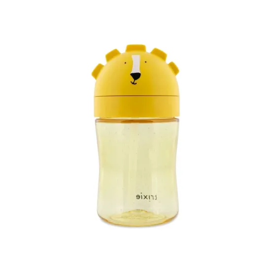 Becher mit Strohhalm Löwe