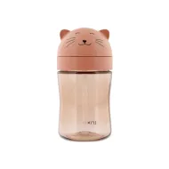 Becher mit Strohhalm Katze