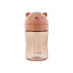 Becher mit Strohhalm Katze