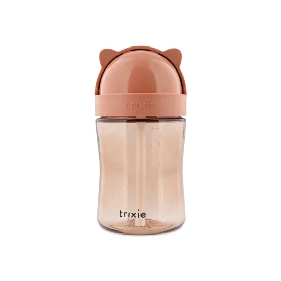Becher mit Strohhalm Katze