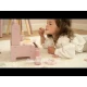 Kleiner holländischer Schminktisch aus Holz für Kinder mit Accessoires und Spiegel