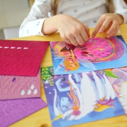 Glitzerndes Mosaik „Welt der Feen“ 5+