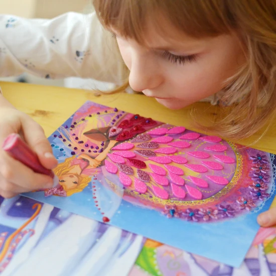 Glitzerndes Mosaik „Welt der Feen“ 5+