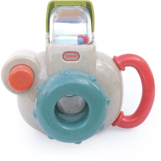 Interaktive Kamera (BIO) - ein Kinderspielzeug mit Blitz, Klickobjektiv und beweglicher Katze