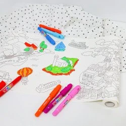 Riesen Malrolle 6m - Weltstädte Entdecken Spielzeug