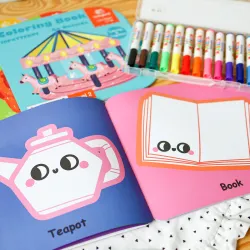 Mein Erstes Malbuch - Meine Abenteuer Level 1 - Kinderfreundliches Kreativspielzeug