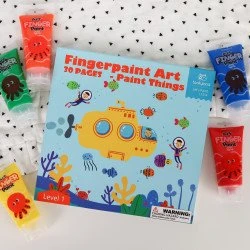 Fingerfarben-Malspaß Level 1 Weltentdecker - 30 Blatt Set