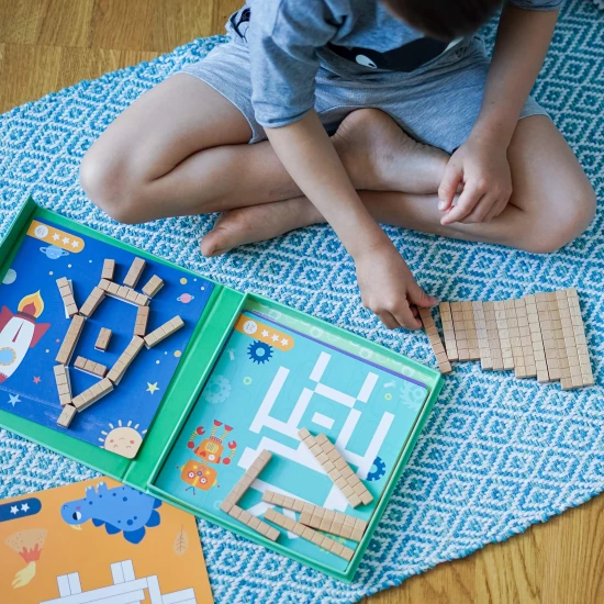 Zählspaß mit Bildern und magnetischen Rechtecken