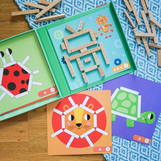 Zählspaß mit Bildern und magnetischen Rechtecken