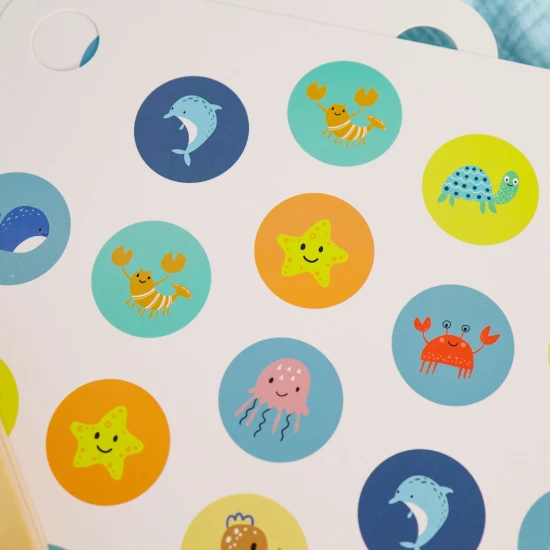 Memoryspiel aus Holz Äpfel Pastell