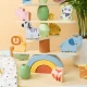 Balance-Spiel aus Holz für Kinder, Tiere, Pastellfarben, Tooky Toy