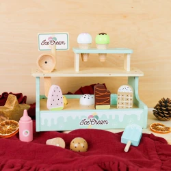 Eiscreme-Stand Spielset mit 19 Teilen - Kinder Rollenspielzeug