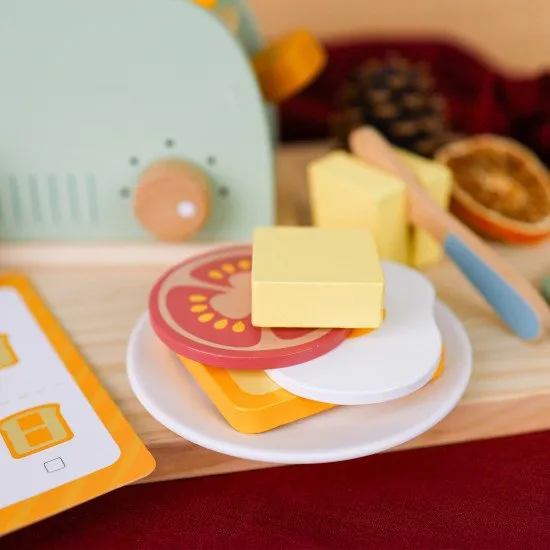 Kindertoaster mit Zubehör (Pastell)