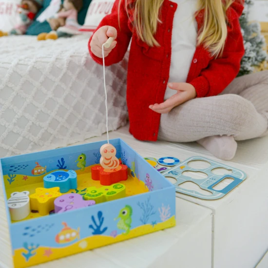 Brettspiel für Kinder Fischfang Meer