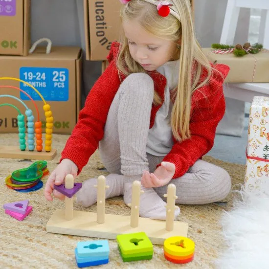 25–36 Monate Lernbox Didaktisches Spielzeug ab 2 Jahren Tooky Toy