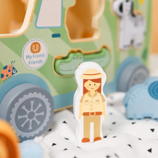 Holzeinlage Safaritiere