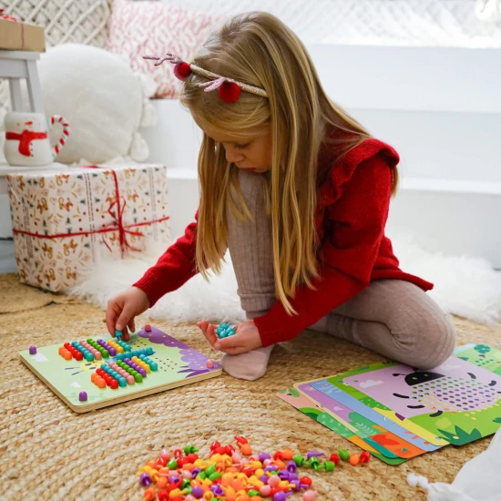 Kinderbrettspiel Kleines Mosaik zur Entwicklung der Kreativität