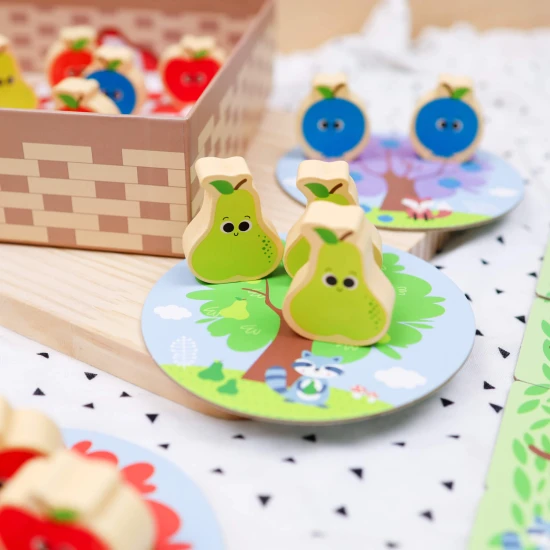 Obstgarten-Brettspiel für Kinder