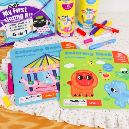 Großes 4-in-1-Kreativset für Kinder