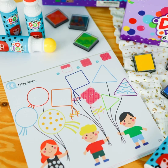 Großes Kreativset Farben in der Tube Malen