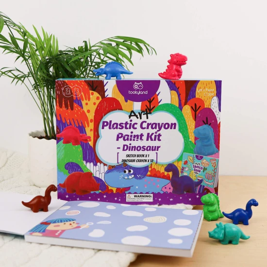 Kreatives Buntstiftset für die Kleinen: Dinosaur Tookyland.