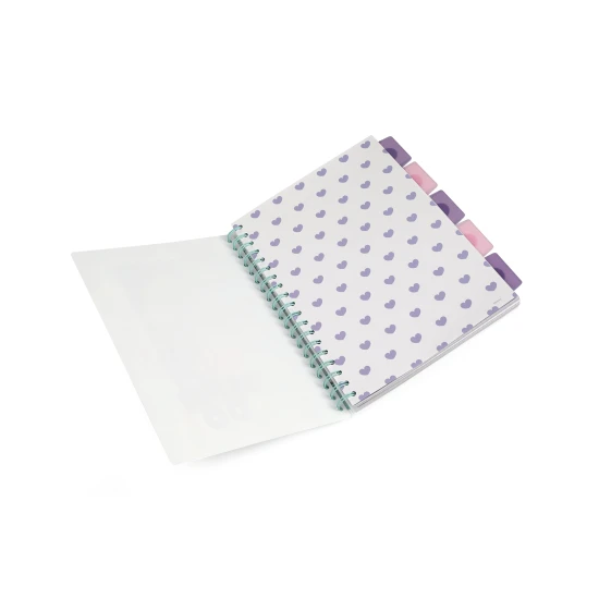 Notizblock B5 Stitch Pastel mit bunten Lesezeichen und einem fröhlichen Motiv der Disney-Figur Stitch