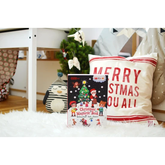 Magnetbuch mit Weihnachtsmotiven für Kinder