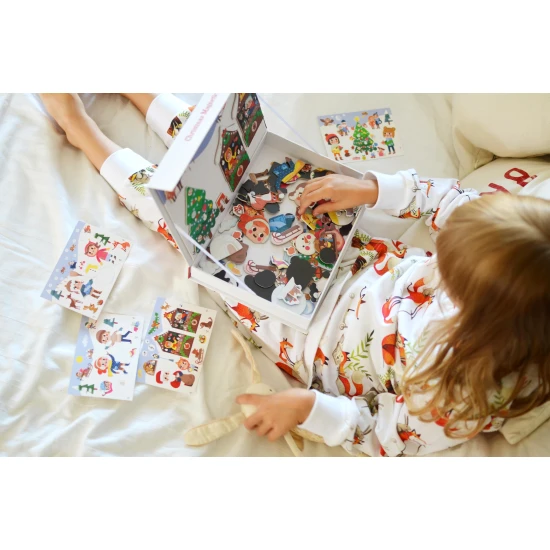 Magnetbuch mit Weihnachtsmotiven für Kinder