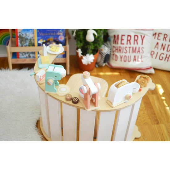 Kinder-Kaffeemaschine mit Zubehör-Set - Spielzeug für Nachwuchs-Baristas