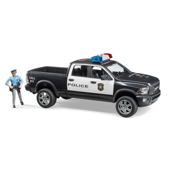 Bruder RAM 2500 Polizei-Pick-up mit Polizist