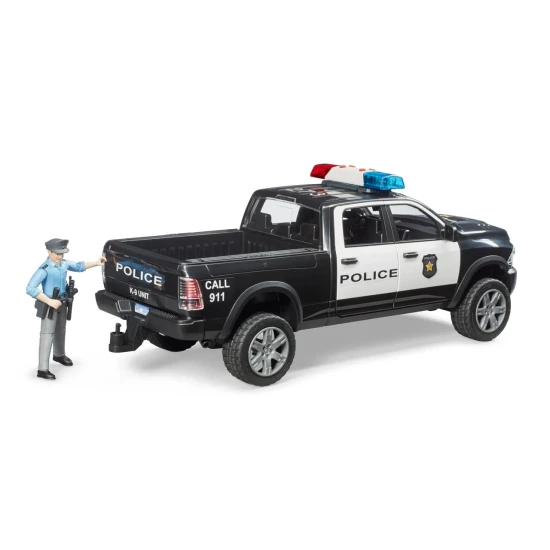 Bruder RAM 2500 Polizei-Pick-up mit Polizist