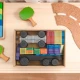 Magnetisches Bauset Rainbow Transport 50 Teile
