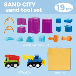 Kinetischer Sand Set 19-teilig