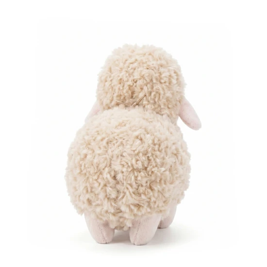 Schaf Dolly mit Glöckchen 13 cm Beige