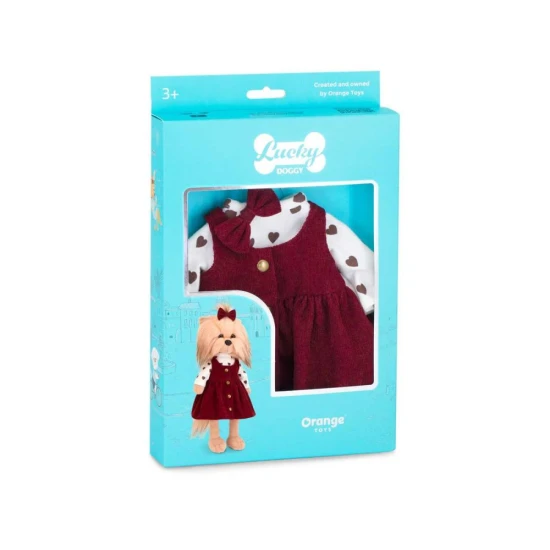 Lucky Doggy Hundebekleidungsset - Cozy Casual Orange Toys