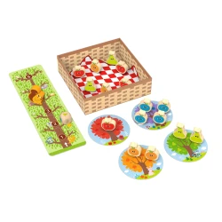 Fruchtgarten-Spiel mit Eichhörnchen - Lernspielzeug für Kinder