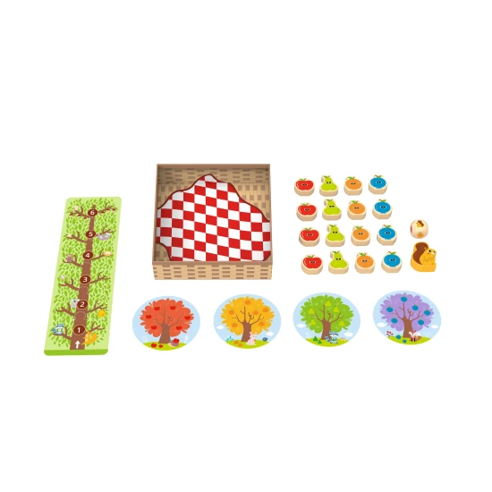 Obstgarten-Brettspiel für Kinder