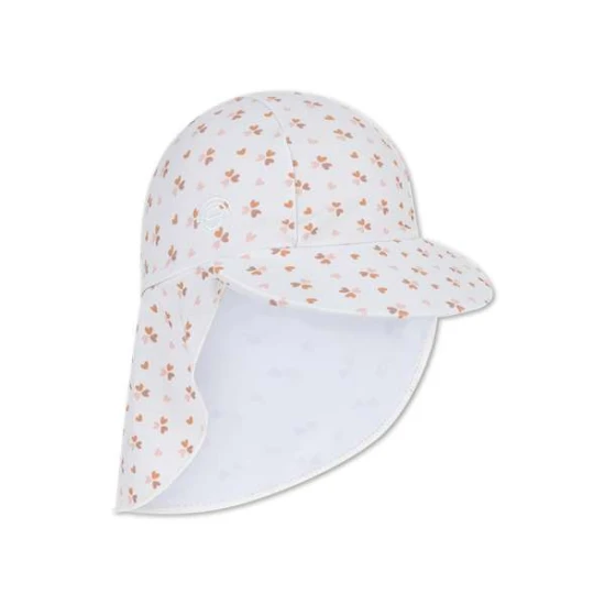 Cozy Hearts Badekappe mit Nackenschutz und UV-Schutz 50+