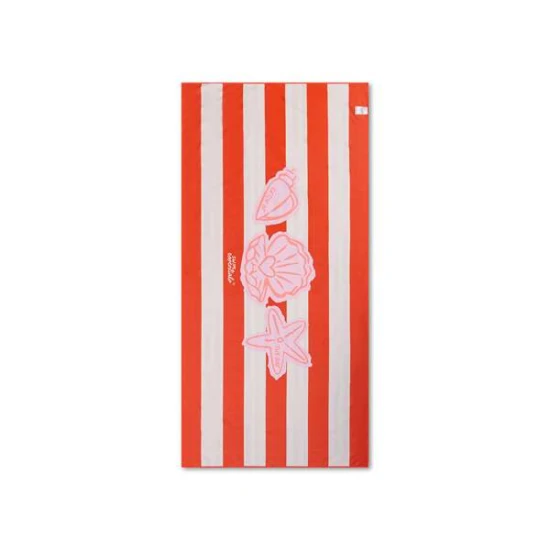 Mikrofaser-Strandtuch Lobster Stripe 180 x 90 cm Swim Essentials