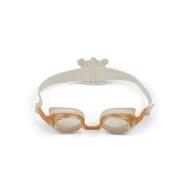 Schwimmbrille für Kinder, beige Leopardenmuster