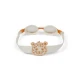 Schwimmbrille für Kinder, beige Leopardenmuster