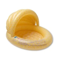 Aufblasbarer Pool mit Überdachung Florish Yellow 100 cm