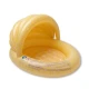 Aufblasbares Kinderbecken mit Baldachin Florish Yellow – gelbes Becken mit Blumenmuster.