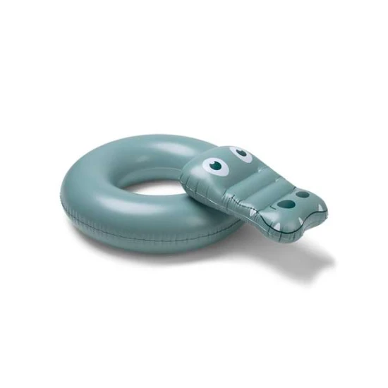 Aufblasbares grünes Krokodil-Rad von Swim Essentials – ein lustiges Sommerspielzeug für Kinder