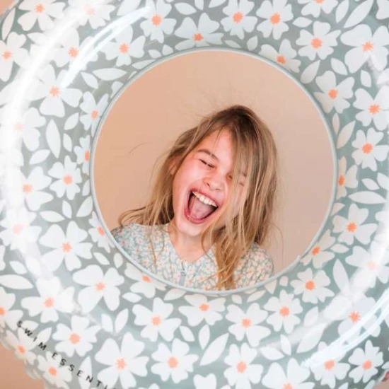 Swim Essentials Florish Green aufblasbares Schwimmring – ein großes Blumenrad 90 cm für Kinder und Erwachsene